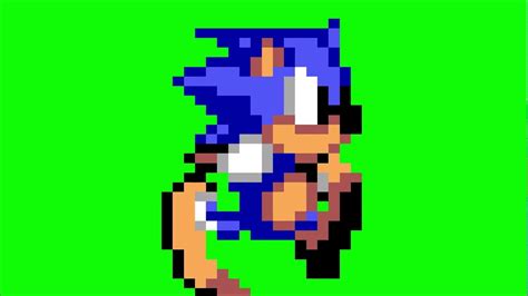 Sprite Animation Test 8 Bit Sonic Running Youtube