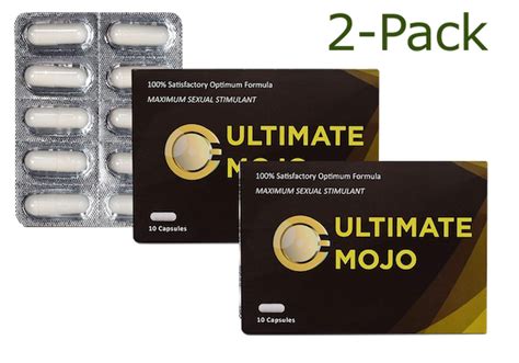 ultimate mojo 2pack male energy booster and natural amplifier supplement for men