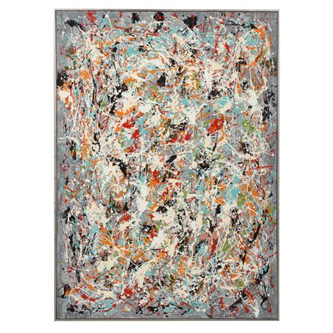Organized Chaos Hand Painted Canvas In Multi By Uttermost