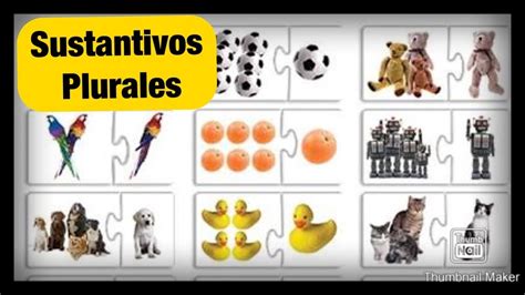 Sustantivos Plurales Reglas Español Básico clase 7 YouTube