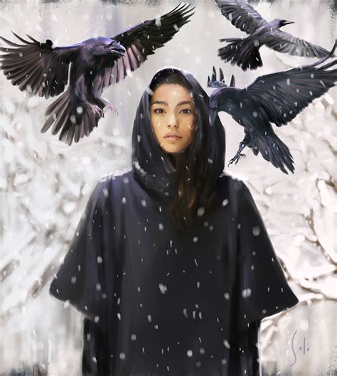 artstation snow ravens