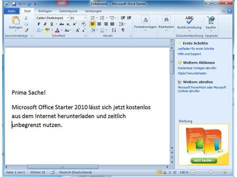 Microsoft Word Starter 2010 Free Colorrenew