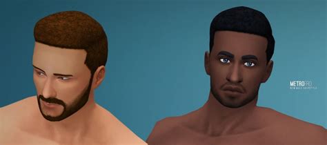 Metro Fro Hair For Males By Xldsims At Simsworkshop