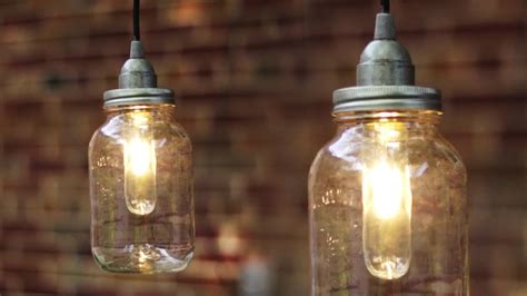 Diy Mason Jar Light Lantern Youtube