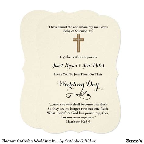 30 Exclusive Image Of Catholic Wedding Invitations