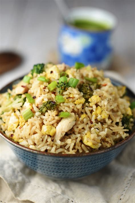 Place the lid on the instant pot and set to cook for 6 minutes on manual. Healthy Chicken Fried Rice - Apple of My Eye