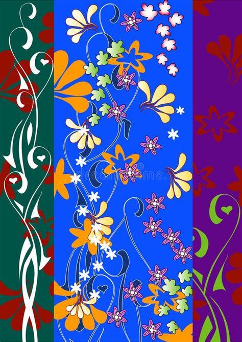 Bright Floral Design Stock Illustration Illustration Of Floral 12757734