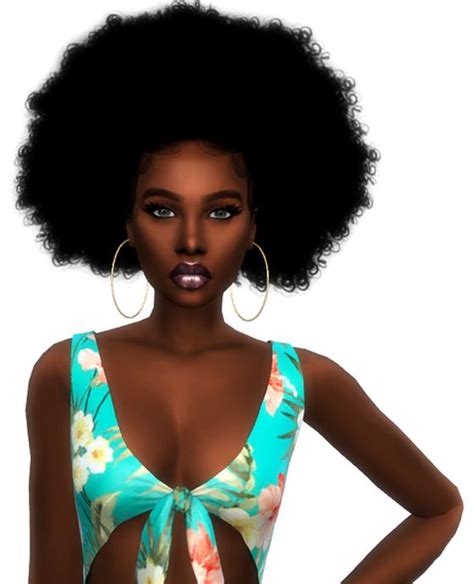 Clear Lip Gloss Xxblacksims Sims 4 Black Hair Sims Hair