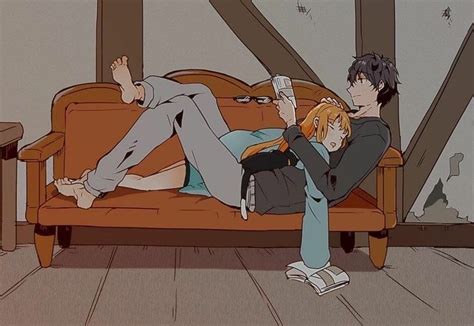 Pin De Mariangelie En Couples Parejas De Anime Durmiendo Personajes De Anime Parejas De Anime