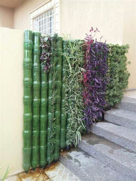 Plastic Bottle Planter Wall Vertical Garden Diy