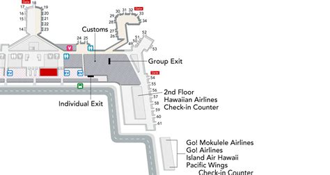 Honolulu International Airportairport Layout Airport Guide Jal