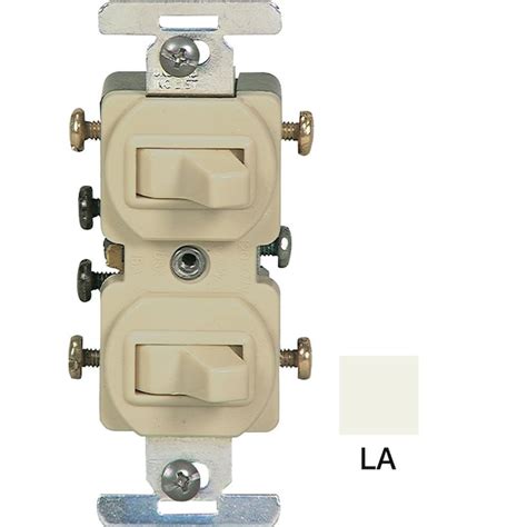 Eaton 15 Amp 3 Way Combination Light Switch Light Almond In The Light