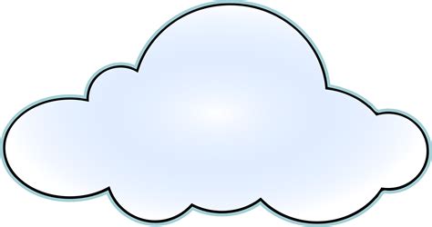 Cloud Clip Art Black And White Free Clipart Images