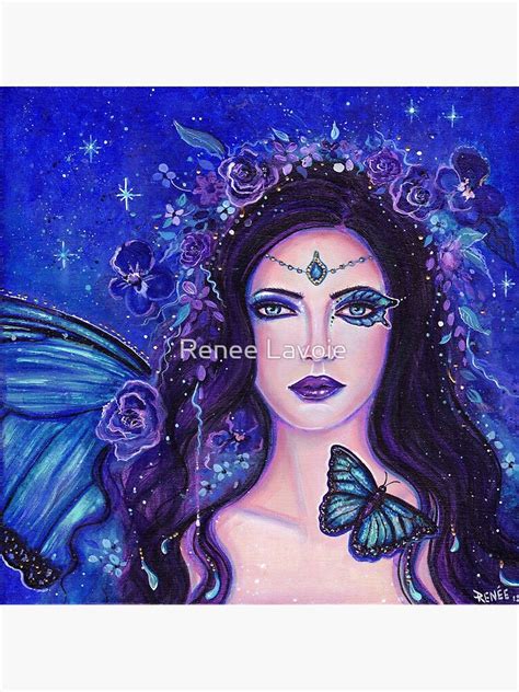 Blue Morpho Fairy Queen Art By Renee L Lavoie Photographic Print For