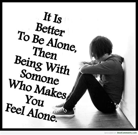 Sitting Alone Sad Quotes