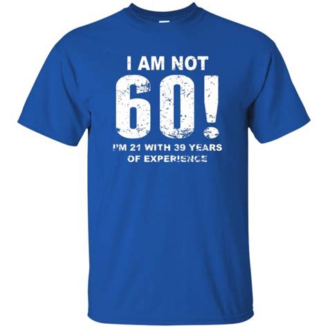 60th Birthday Tshirt 10 Off Favormerch
