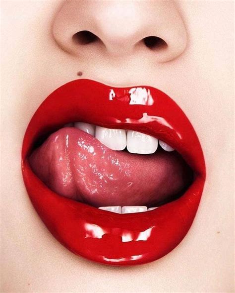 Pin By Valentina💋 On Stick It Out Red Lip Color Wet Lips Lip Colors