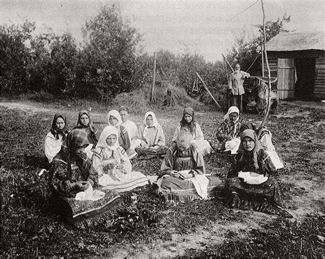 Vintage Russian Peasants And Their Craft Jobs Early 20th Century