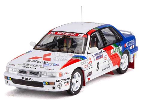 mitsubishi galant vr 4 rally rac lombard 1990 ixo 1 43 autos miniatures tacot