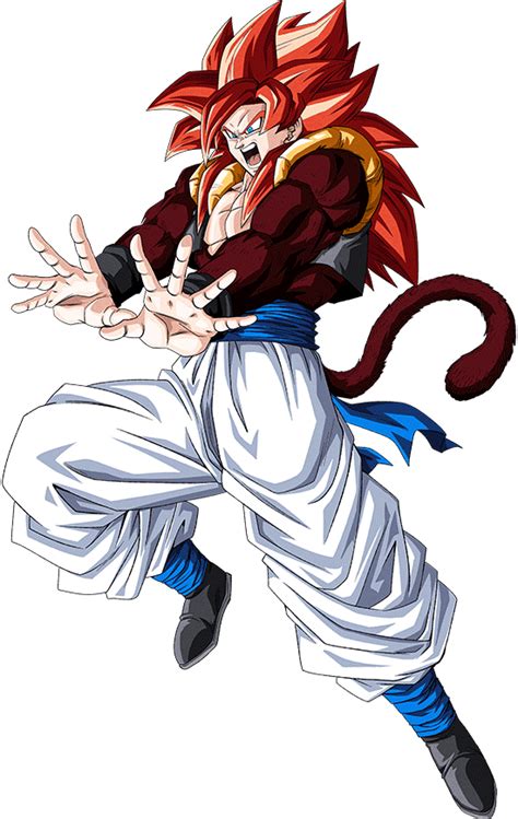 Goku Ssj4 Vegeta Ssj4 Render Dokkan Battle By Maxiuchiha22 Anime Images