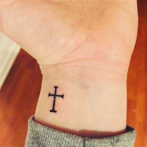 Small Cross Tattoo Designs For Wrist ~ Pin On Products I Love