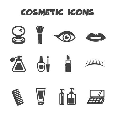 Cosmetic Icons Symbol 630220 Vector Art At Vecteezy