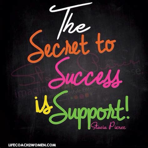 Happy Thursday The Secret To Success Is Support With The Right