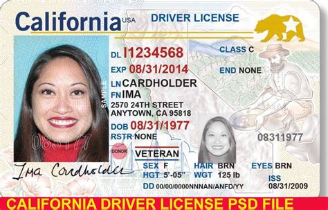 Free California Drivers License Template Editable Adviserhooli