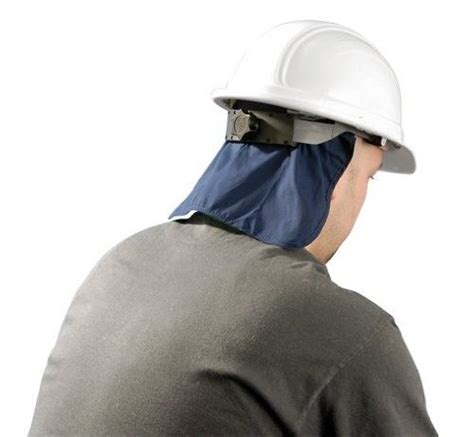 miracool® hard hat cooling pad deluxe with neck shade 969 navy 6717 ebay