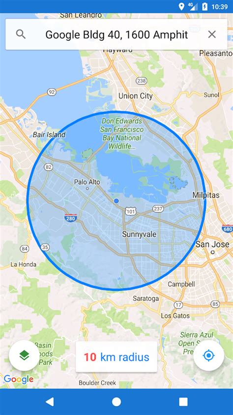 Use the zip codes in a radius lookup to find any neighboring zip codes within a. Map Radius - Android-apps på Google Play