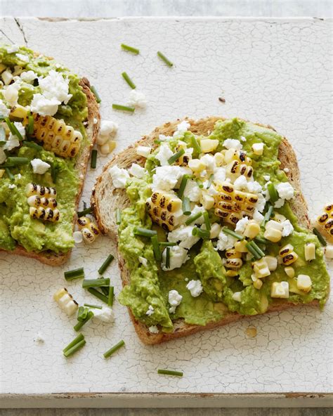 Charred Corn And Goat Cheese Avocado Toast Whats Gaby