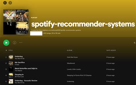 Machine Learning And Recommender Systems Using Your Own Spotify Data