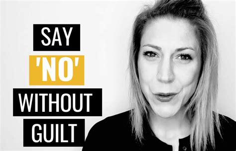 How To Say No Without Feeling Guilty Julia Kristina Counselling