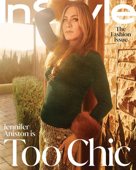 Jennifer Aniston Covers Instyle Us September 2021 By Emma Summerton
