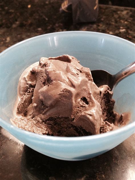 Homemade Chocolate Ice Cream 1 Can Sweetened Condensed Milk 14oz 2 Cups