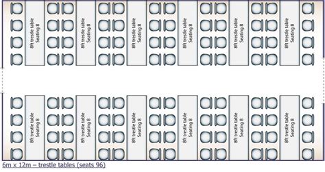 Long Tables Of 8 Guests Seating Plan Seating Diagram For Assigned