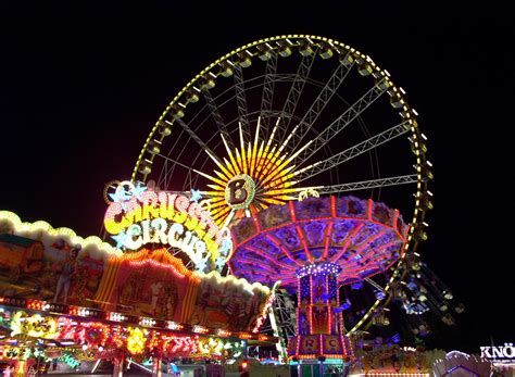 Free Images Night Ferris Wheel Amusement Park Movement Fairground
