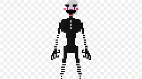 Five Nights At Freddy S 2 Pixel Art Puppet PNG 1191x670px Five