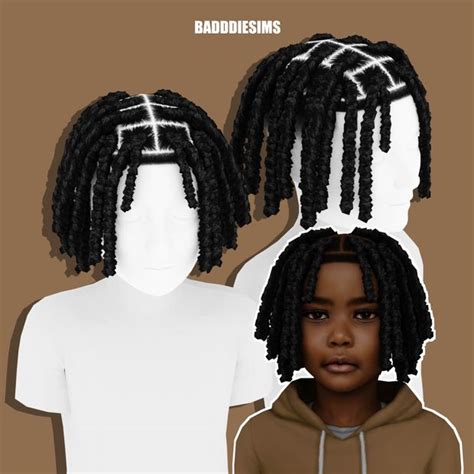 Get More From Badddiesims On Patreon In 2024 Sims Hair Toddler Hair