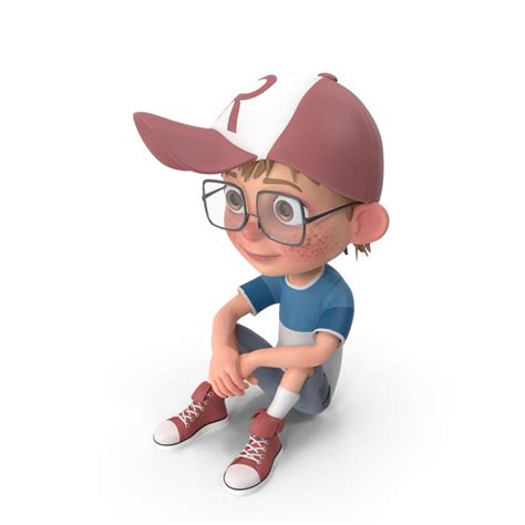 Cartoon Boy Sitting On Floor Png Images And Psds For Download