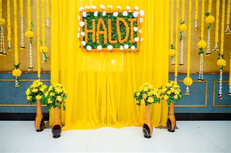 10 Haldi Decoration Ideas For Your Home Haldi Ceremony