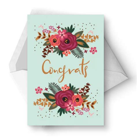 9 Free Printable Wedding Cards That Say Congrats