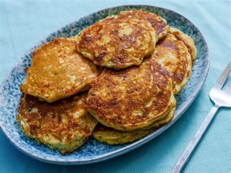 Get through hectic weeknights with these easy recipes and shortcuts. Buttermilk Cheddar Corn Cakes Recipe | Trisha Yearwood | Food Network