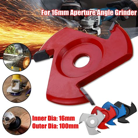 100mm Wood Carving Disc Tool Angle Grinder Attachment For 16mm Aperture