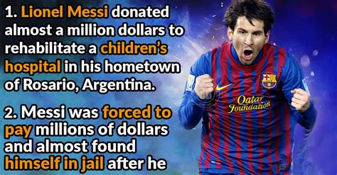 Messi Facts Top 10 Interesting Facts About Messi Youtube Messi Riset