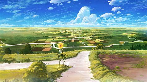 Anime Landscape Wallpaper 4k Pc Santinime