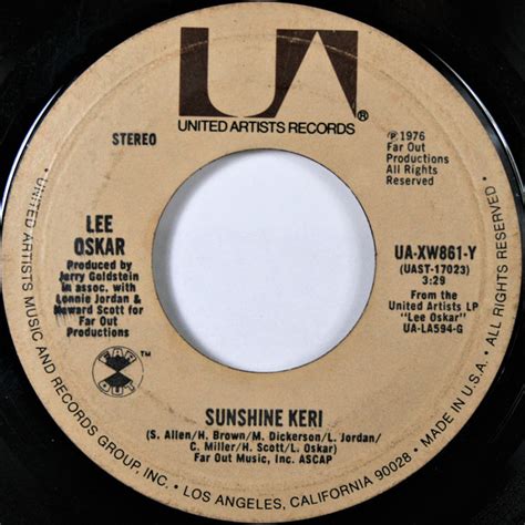 Lee Oskar Sunshine Keri 1976 Vinyl Discogs