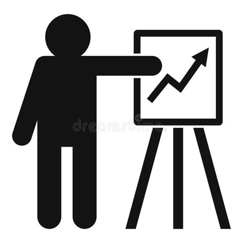 People Seminar Icon Simple Style Stock Vector Illustration Of