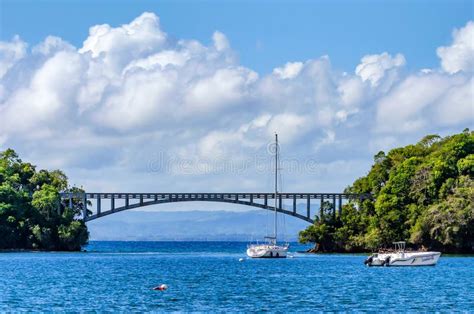 samana bridge dominican republic stock image image of port harbor 45004161