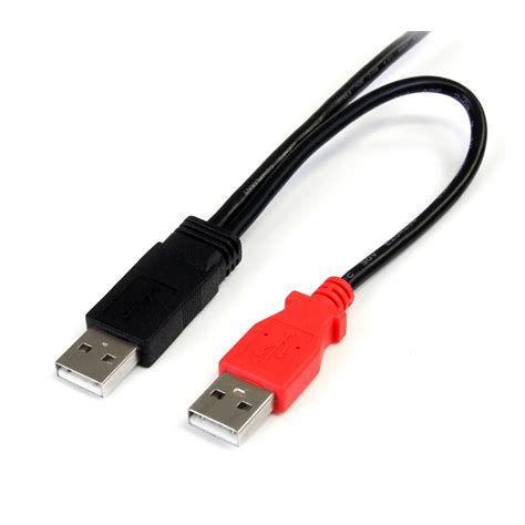 1 Ft Usb Y Cable For External Hard Drive Micro Usb Cables